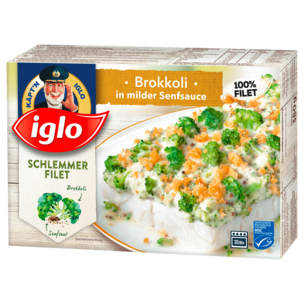 Iglo Schlemmerfilet Brokkoli in milder Senfsauce 380g